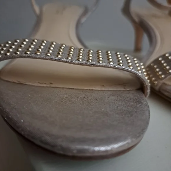 Vince Camuto Imagine Soft Gold Kitten Heels - Picture 7 of 14